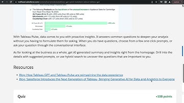 Tableau GPT: Quick Look #salesforce #tableau #gpt