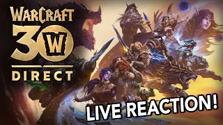 WE ARE LIVE! | 30 YEARS OF WARCRAFT | Warcraft Direct REACTION