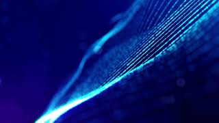 Cyan Data Flow Motion Background 4K - Abstract Tech Wave Loop [No Copyright]