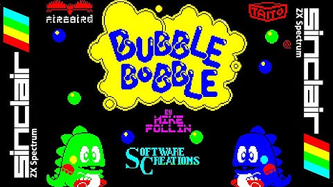 BUBBLE BOBBLE (1987) Walkthrough, ZX Spectrum