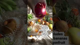 UNBOX THE DELUXE EXOTIC & TROPICAL FRUIT BASKET WITH ME