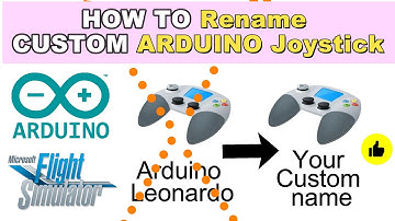 Как переименовать Джойстик на Arduino • How to rename custom ARDUINO Joystick (ATmega32u4) • pv3