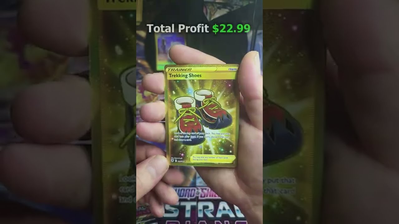 1st Secret Rare Pull! Trekking Shoes GOLD! (Astral Radiance) YouTube