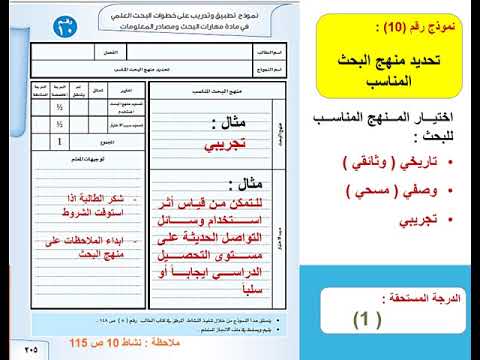 بحث جاهز لمادة مهارات البحث ومصادر المعلومات