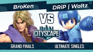 Cityscape 106: BroKen (Ken, Ryu, Wario) vs DRiP | Waltz (Megaman) Grand Finals