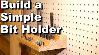 Simple Shop Bit Holder