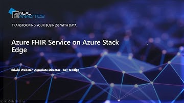 Inside look: Azure FHIR service running on Azure Stack Edge