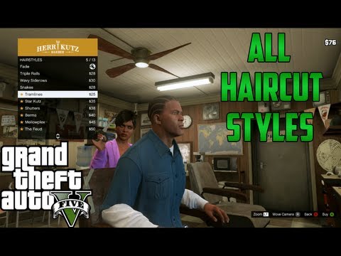 Gta5: All Haircut Style Customization! - YouTube