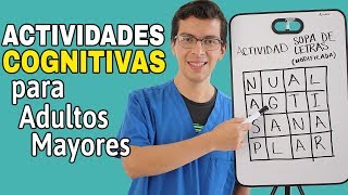 3 Actividades COGNITIVAS para Adultos Mayores (fáciles y divertidas) trabajando el lenguaje