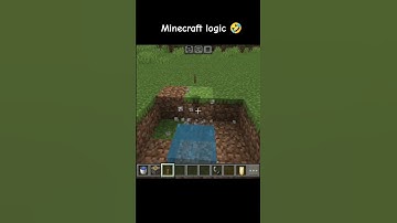 Minecraft logic 🤣#minecraft #gaming #trendingshorts