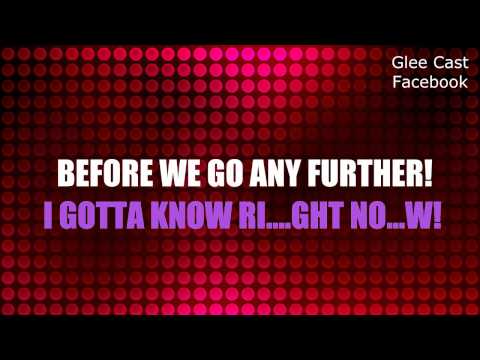 GLEE Karaoke - Paradise By The Dashboard Light