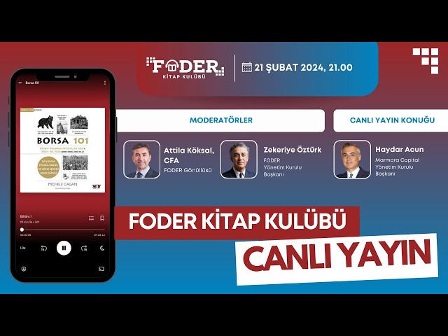 FODER Kitap Kulübü Şubat 2024: Haydar Acun, Attila Köksal, Zekeriya Öztürk