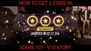 How To Get 3 Stars in Scene 107 (Chapter 9) - V10 Horizon Story - Forza Horizon 5