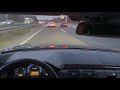 POV Driving on german highway - Mercedes E55 AMG W210 Topspeed 280 km/h