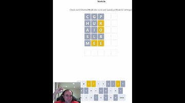 Verticle #Wordle: puzzle for 14 Sep 25  #variant #wordgames #puzzle #speedsolving #puzzlegame