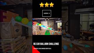 RC Car Balloon Challenge with a Ladder #rccars #challenge #balloons
