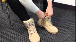 Steel Blue - Zip Boots