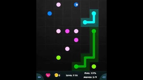 GREEN PACK LEVEL 116 - FLOW GAME ON FACEBOOK Connect the dots