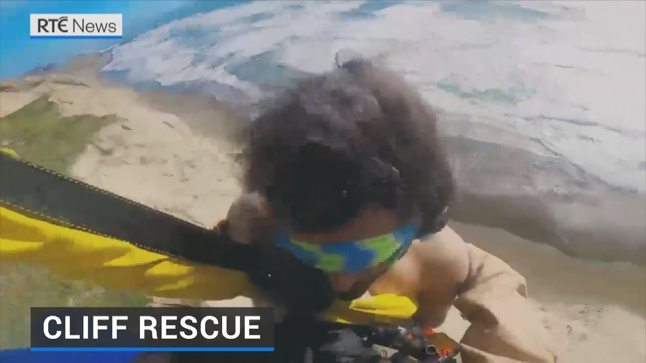 Man rescued after falling off cliff in California - YouTube