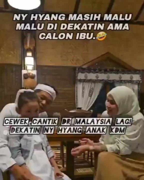 Ny hyang sudah mau punya mama baru.