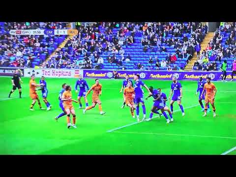 Hull city Vs Cardiff Carvalho goal to open up the scoring!