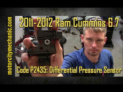 2011-2012 Ram Cummins 6.7 Code P2435: Differential Pressure Sensor