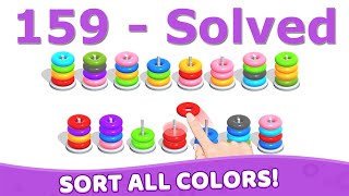 Color Hoop Stack - Level 159 screenshot 3