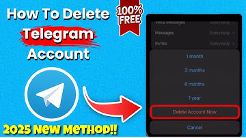 How To Delete Telegram Account In 2025