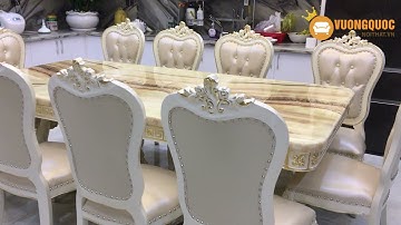 Hoàn thiện mẫu ghế ăn tân cổ điển cao cấp tại nhà chị Thảo - Vũng Tàu