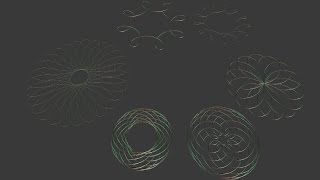 BLENDERSUSHI / SV Spirograph Part One Drawing (LIVENODING156)