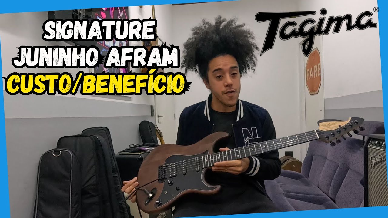 Tagima Signature Sticker Review Tagima JA-3 Juninho Afram Signature | Blindagem e Regulagem ...