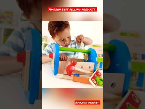 Hape Fix It Kid's Wooden Tool Box and Accessory Play Set #shortvideo #short #kidstoys #best