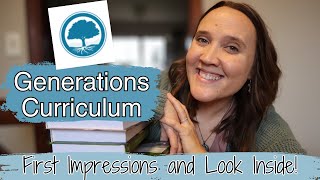 New Curriculum! First Impressions and Look Inside || Generations Homeschool Curriculum