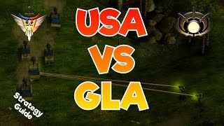 ZH - USA vs GLA Early/Mid Game Guide