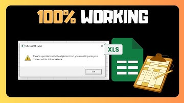 How to FIX Clipboard Error In Excel -QUICK WAYS