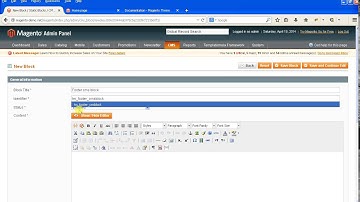 How to create Static Block in Magento