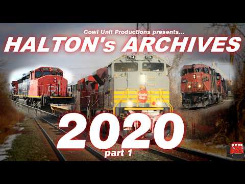 HALTON's ARCHIVES - 2020 part 1 #railfanning