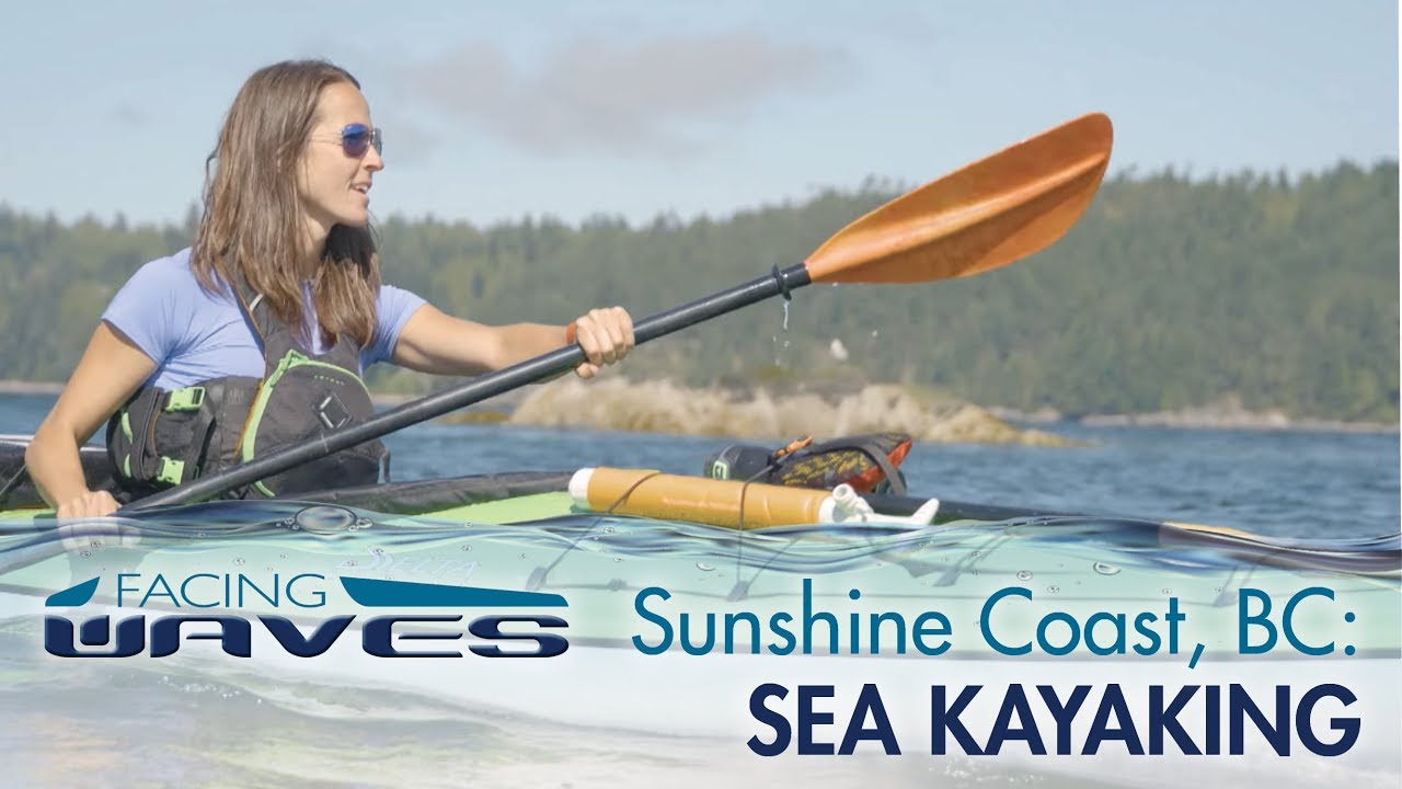 Sea Kayaking on Canada's Sunshine Coast, British Columbia Facing