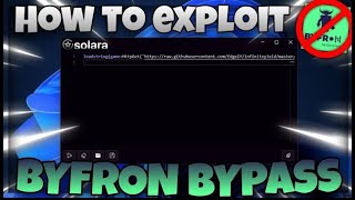 9/5/2024 Best FREE EXECUTOR SOLARA NO KEY Roblox Hack | Works On Web *BYFRON BYPASS*