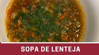 Receta de Sopa de Lentejas con Verduras | Recetas Veganas | The Frugal Chef  - YouTube