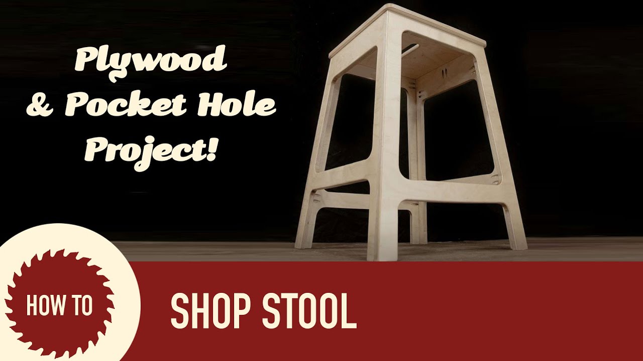 How to Build a Stool Out of Plywood - YouTube