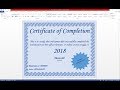 HOW TO MAKE CERTIFICATE ON MS WORD HINDI