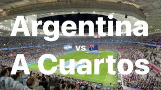 Así fue La fiesta de Messi y Argentina pasando a Cuartos de Final en el Mundial de Qatar 2022!