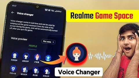 Realme Game Space NEW UPDATE 🤩 - How To Enable Voice Changer in realme NOW! Game Space New Features