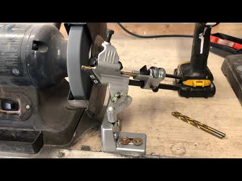 Tool Test & Review - Shop Fox Drill Bit Sharpener - Amazingly Good! Vintage Car Restoration