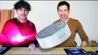 AMAZON ECHO DOT Teardown. Light pipes and Lasers too!
