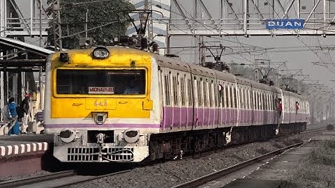 Newly Painted Shiny Howrah-Midnapore EMU Local Arrive & Depart Duan Station | South Eastern Railways