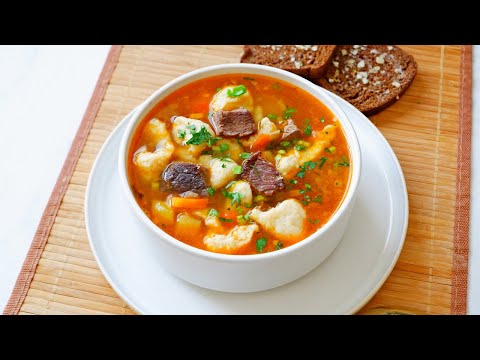 Видео: Отменный суп с клёцками. Первый среди равных!
