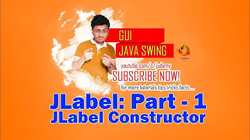 Java SWING - JLabel Constructor | JLabel Part - 1 | GUI | Java | SWING  | Judemy | Bangla | Tutorial