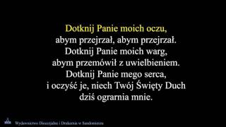 Video thumbnail of "Dotknij Panie - karaoke"